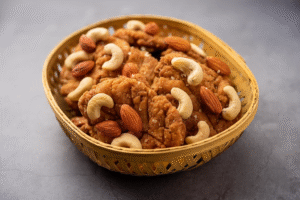 Whole Wheat & Jaggery Thekua